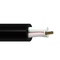 DUA FRP Single Mode GYFFY Kabel Serat Optik Udara 6/8/12/24 Cores Mini ADSS