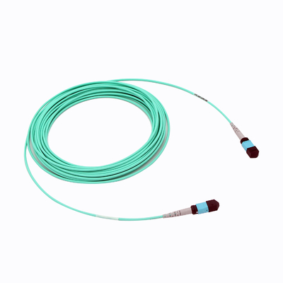 Multimode 3.0mm MPO MTP Patch Cord 10 kabel serat gigabit Panjang Disesuaikan